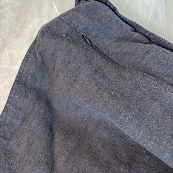 Linen Pillow Covers 24x24 Inch Gray Decorative Throw Pillow Covers Pack Of 2 - Picture 7 of 8